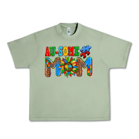 Oil Green ausome autism mom Urban Heavy Tee - AdoDesignShop