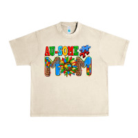 Sandshell ausome autism mom Urban Heavy Tee - AdoDesignShop
