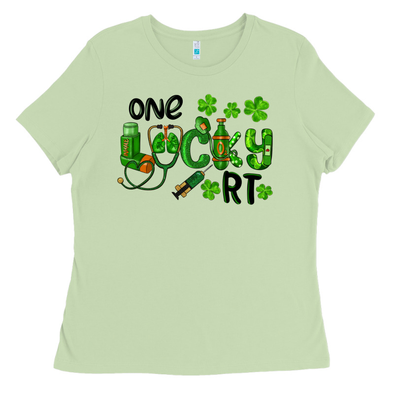 One Lucky Respiratory Terapist Ladies Tee by RanaPortraitStore | Teevron