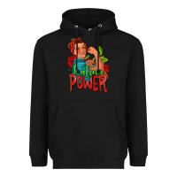 Black latina power strong woman Heavyweight Hoodie - Jasminsmagicworld