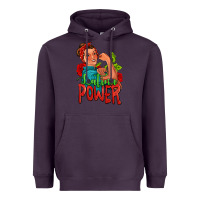 Plum latina power strong woman Heavyweight Hoodie - Jasminsmagicworld