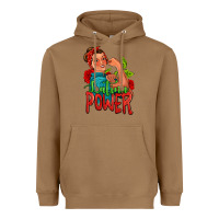 Toasted Coconut latina power strong woman Heavyweight Hoodie - Jasminsmagicworld