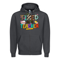 Smoke tired as a teacher Zipper Hoodie - NancyCooperArtShop