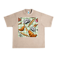French Oak chef tools seamless pattern Urban Heavy Tee - BundleAndBundleShop