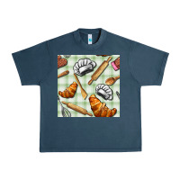 Midnight Navy chef tools seamless pattern Urban Heavy Tee - BundleAndBundleShop