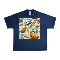 Navy chef tools seamless pattern Urban Heavy Tee - BundleAndBundleShop