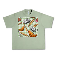 Oil Green chef tools seamless pattern Urban Heavy Tee - BundleAndBundleShop