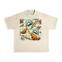 Sandshell chef tools seamless pattern Urban Heavy Tee - BundleAndBundleShop