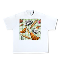 White chef tools seamless pattern Urban Heavy Tee - BundleAndBundleShop