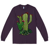 Plum cactus Long Sleeve Tee - Jasminsmagicworld