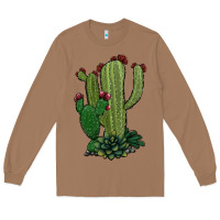 Toasted Coconut cactus Long Sleeve Tee - Jasminsmagicworld