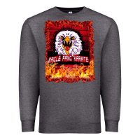 Charcoal Heather Eagle Fang Karate Premium Sweatshirt - Bettercallsaul