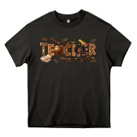Asphalt melanin teacher Heavy Core Tee - texasbilliewilder