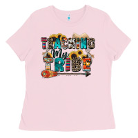 Bubblegum Pink teaching my tribe Ladies Tee - Zillion Design Studio