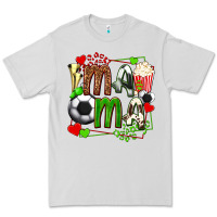 Dove Grey mama soccer with popcorn Premium Tee - texasbilliewilder