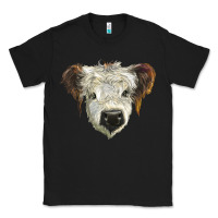 Black white calf scottish Classic Tee - BarkalooDesign