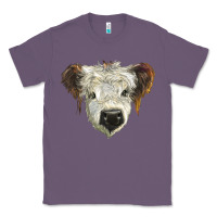 Lavender white calf scottish Classic Tee - BarkalooDesign