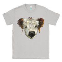Moon Dust white calf scottish Classic Tee - BarkalooDesign
