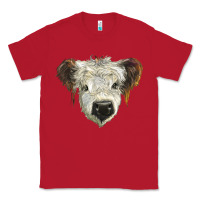 Red white calf scottish Classic Tee - BarkalooDesign