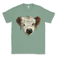 Sage white calf scottish Classic Tee - BarkalooDesign