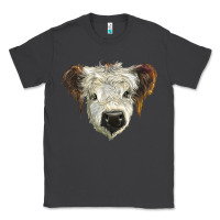Smoke white calf scottish Classic Tee - BarkalooDesign