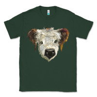 Sports Green white calf scottish Classic Tee - BarkalooDesign