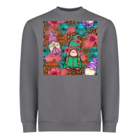 Storm floral easter gnomes seamless pattern Heavyweight Sweatshirt - Artiststas