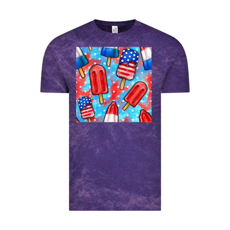 4th Of July Popsicle Seamless Pattern Vintage Tee by BundleAndBundleShop | Teevron