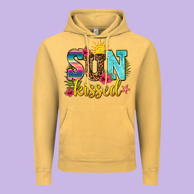 Sun Kissed Vintage Hoodie Designed By Adodesignshop