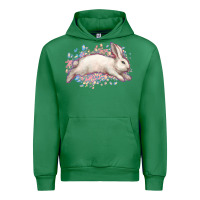 Emerald Easter Bunny leopard Easter Day Urban Hoodie - HowdyJamesFarm