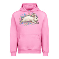 Fuchsia Pink Easter Bunny leopard Easter Day Urban Hoodie - HowdyJamesFarm