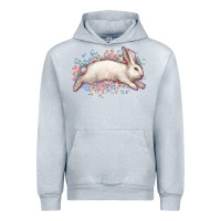 Heather Grey Easter Bunny leopard Easter Day Urban Hoodie - HowdyJamesFarm