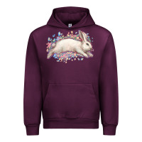 Mauve Wine Easter Bunny leopard Easter Day Urban Hoodie - HowdyJamesFarm