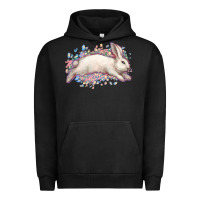 Pigment Black Easter Bunny leopard Easter Day Urban Hoodie - HowdyJamesFarm