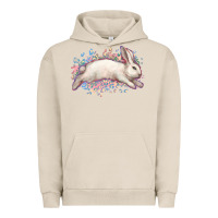 Pigment French Oak Easter Bunny leopard Easter Day Urban Hoodie - HowdyJamesFarm