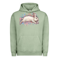 Pigment Oil Green Easter Bunny leopard Easter Day Urban Hoodie - HowdyJamesFarm