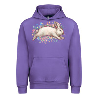 Tulip Easter Bunny leopard Easter Day Urban Hoodie - HowdyJamesFarm