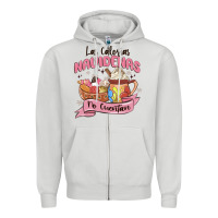 Dove Grey christmas tis the season mexican Zipper Hoodie - MaliasSmallBusiness
