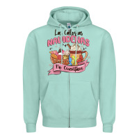Seafoam christmas tis the season mexican Zipper Hoodie - MaliasSmallBusiness