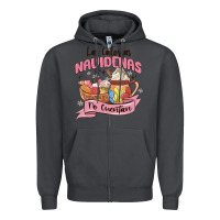 Smoke christmas tis the season mexican Zipper Hoodie - MaliasSmallBusiness