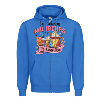 True Royal christmas tis the season mexican Zipper Hoodie - MaliasSmallBusiness