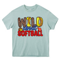 Arona wild about softball Heavy Core Tee - Zillion Design Studio