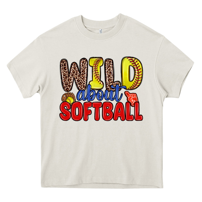 Wild About Softball Heavy Core Tee by Zillion Design Studio | Teevron