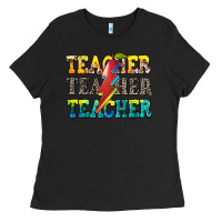 Black teacher teacher Ladies Tee - Zillion Design Studio