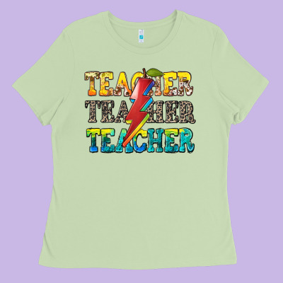 Teacher Teacher Ladies Tee Designed By Zillion Design Studio