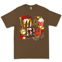 Cacao mama softball baseball with popcorn Premium Tee - texasbilliewilder