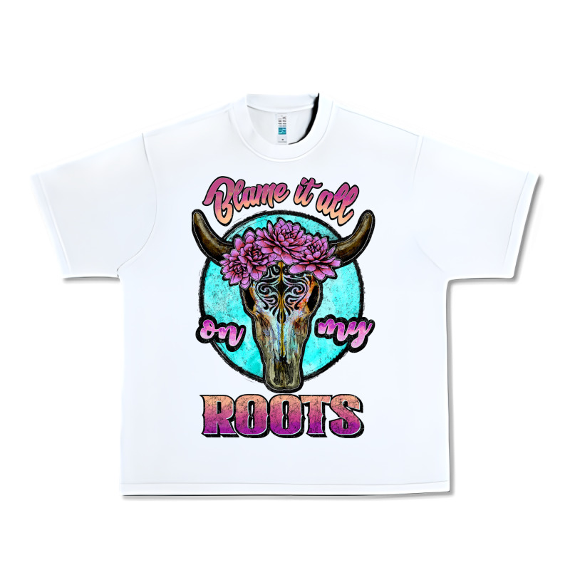 Blame It All On My Roots White Urban Heavy Tee by JahusDesignShop | Teevron