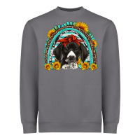 Storm german shorthaired pointer western rainbow Heavyweight Sweatshirt - Artiststas