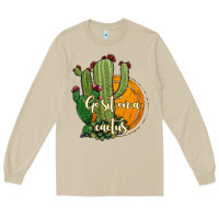 Mushroom cactus go sit on a cactus Long Sleeve Tee - Jasminsmagicworld