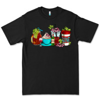 Black wine coffee cups Premium Tee - AdoDesignShop